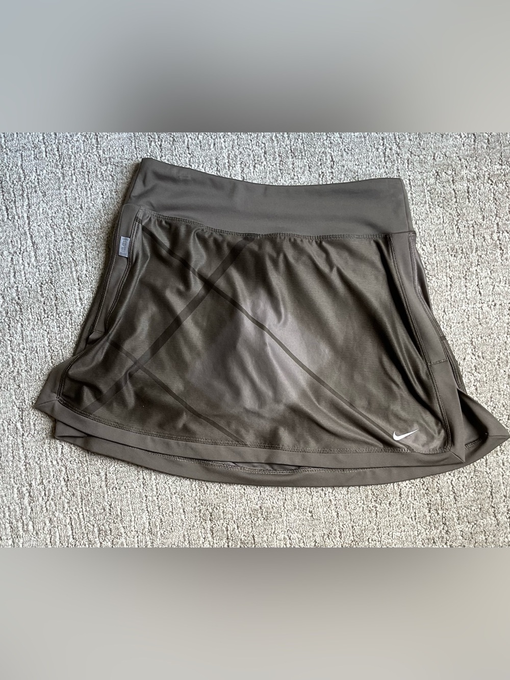 Nike Women’s Brown/Olive  Sport Skort with Subtle Swoosh